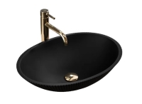 Lavabo Rea Della 37,5x51,5 negro mate (REA-U0274)