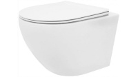 Inodoro Rea Carlo Mini Rimless con asiento de duroplast de caída lenta (REA-C2760)