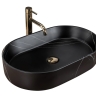 Lavabo Rea Nadia 61x38,5 piedra negra mate (REA-U8565)