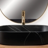 Lavabo Rea Nadia 61x38,5 piedra negra mate (REA-U8565)