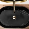 Lavabo Rea Nadia 61x38,5 piedra negra mate (REA-U8565)