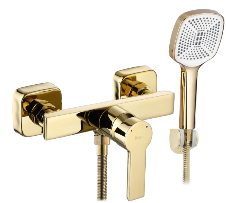 Mezclador de baño Rea Argus dorado (REA-B6408)