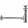 Sifón de lavabo Rea con válvula inferior, cromado NUEVO (REA-A5693)