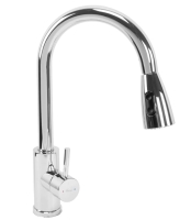 Grifo monomando de cocina Rea Cross con caño extraíble, cromado (REA-B5310)