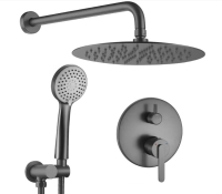 душевая система скрытого монтажа Rea Ontario grey tytan + box (REA-P5504)