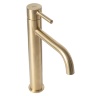 Mezclador de lavabo Rea Lungo dorado mate, alto (REA-B4526)