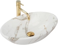 Lavabo Rea Pamela 33x53 mármol aiax brillo (REA-U9685)