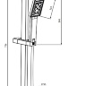 shower set Omnires Jimjim chrome (JIMJIM-SCR)