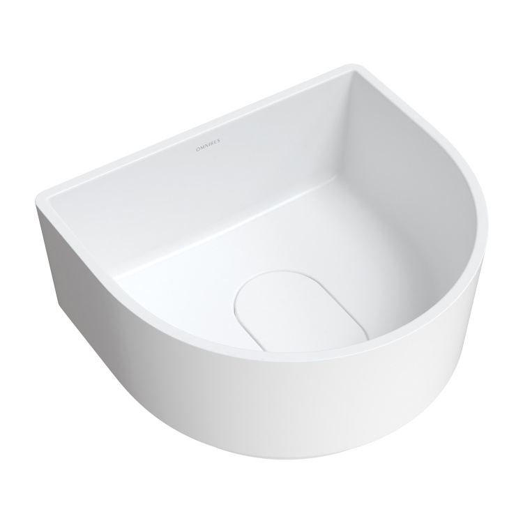 washbasin Omnires Cadence 42x37 matt white (CADENCE420BM)