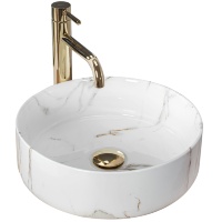 Lavabo Rea Sami 35,5x35,5 aiax brillante (REA-U4522)