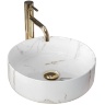 Lavabo Rea Sami 35,5x35,5 aiax brillante (REA-U4522)