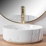 Lavabo Rea Sami 35,5x35,5 aiax brillante (REA-U4522)