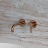 Mezclador de lavabo empotrado Omnires Y de cobre cepillado (Y1215HCPB)
