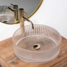Lavabo Rea Ingrid 40x40 transparente (REA-U0278)