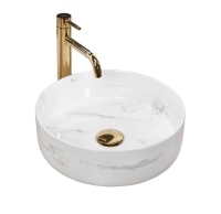 Lavabo Rea Sami 35,5x35,5 mármol natural (REA-U6606)