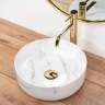 washbasin Rea Sami 35,5x35,5 nature marble (REA-U6606)