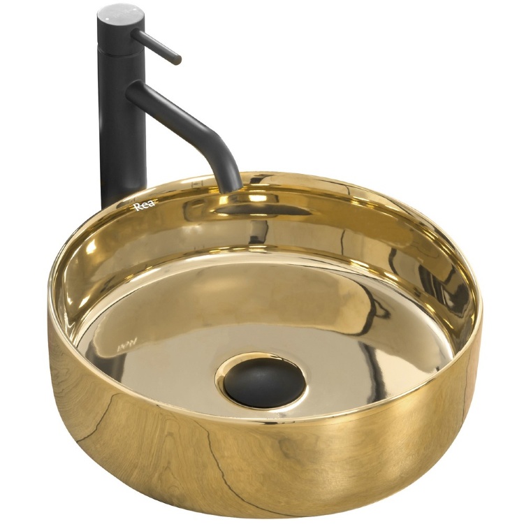 washbasin Rea Sami 36x36 gold (REA-U1800)
