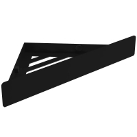 Estantería Rea 28,5x14,5 SF07 negra mate (REA-06012)