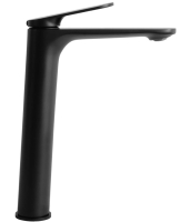 Mezclador de lavabo Rea Marco negro mate, alto (REA-B4896)