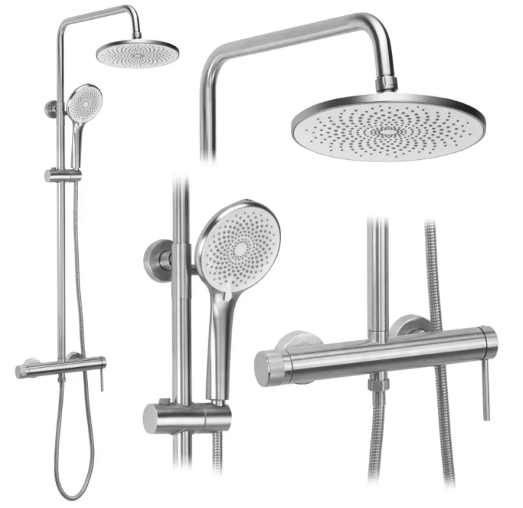 душевая система Rea Foss Clif nikiel brush (REA-P5646)