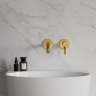 внешняя часть смесителя для умывальника Omnires Y скрытого монтажа polished gold (Y1215HROGL)