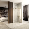 shower partition Rea Aero 120x195 gold (REA-K8443)