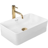 Lavabo Rea Berta 48,5x31,5 blanco (REA-U5098)