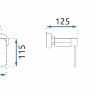 Bath mixer Rea Berg chrome (REA-B2037)
