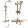 Sistema de ducha Rea Bravo dorado (REA-P4120)