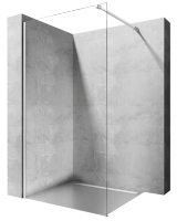 Mampara de ducha Rea Aero N 70x195 cristal de seguridad, transparente (REA-K7840)