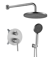 душевая система Rea Foster скрытого монтажа, nikiel brush + box (REA-P6440)