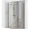Cabina de ducha Rea Diamond 90x90 cristal de seguridad dorado transparente (REA-K4904)