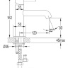 Mezclador de lavabo Omnires Y Gold (Y1210NGL)