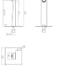 bath spout Omnires Parma black mat (WDPARMABL)