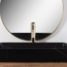 washbasin Rea Denis 61x35 black stone matt (REA-U6510)