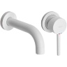 Mezclador de lavabo empotrado Rea Lungo blanco (REA-B9559)