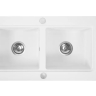 Fregadero de cocina Rea Caddy 46,5x80 blanco (ZLE-00133) + sifón