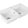 Fregadero de cocina Rea Caddy 46,5x80 blanco (ZLE-00133) + sifón