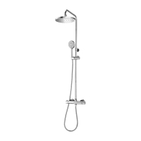 shower system with thermostat Omnires Y chrome (SYSY10/N/6CR)