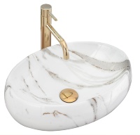 Lavabo Rea Linda 34,1x48,3 lava (REA-U8695)