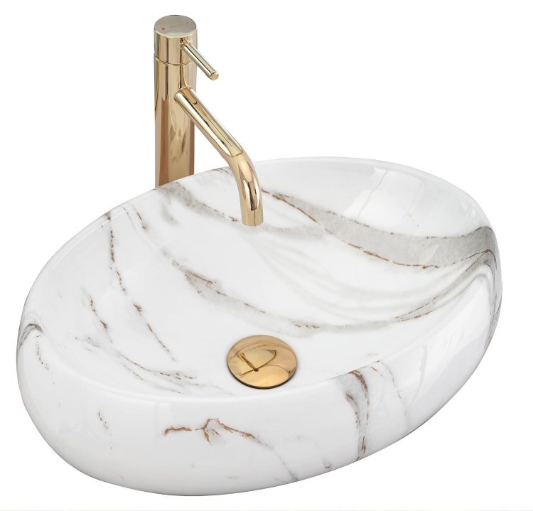 washbasin Rea Linda 34,1x48,3 lava (REA-U8695)