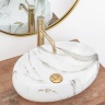 washbasin Rea Linda 34,1x48,3 lava (REA-U8695)