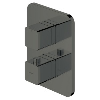 Mezclador de ducha empotrado con termostato Omnires Parma grafit (PM7436GR)