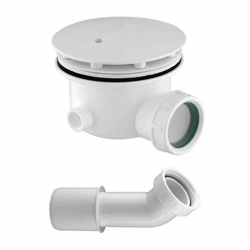 Sifón para plato de ducha Omnires blanco (ST6590.35N+ST45BP)