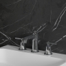 Omnires Armance washbasin mixer, three holes, chrome (AM5214CR)