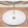 washbasin Rea Meryl 60x40,5 white-gold (REA-U5054)