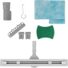 Rea Neo Ultra Slim Pro floor drain, matt nickel, 600 mm (REA-G9800)