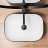 washbasin Rea Belinda 33,5x46,5 black &amp; white (REA-U6332)