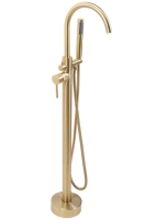 Mezclador de baño Rea Mono de pie, oro cepillado (REA-B2716)
