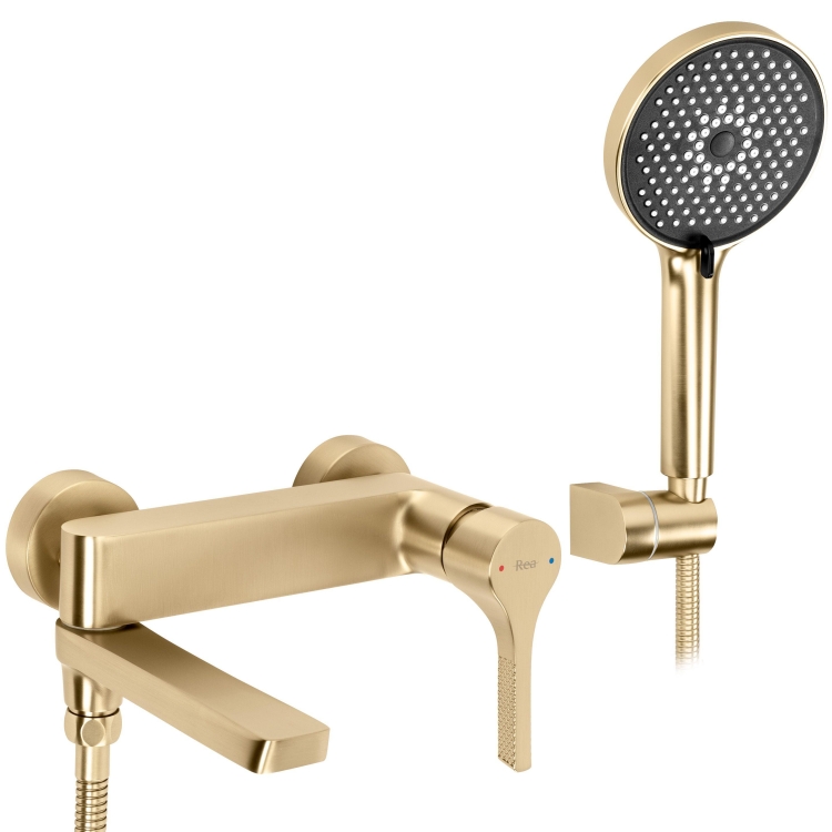 смеситель для ванны Rea Maxim Premium brushed gold (REA-B2257)